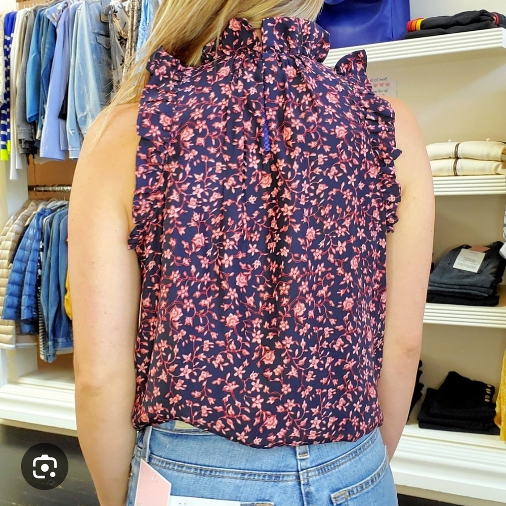 Frame-100% Silk Top - Picture 3 of 3